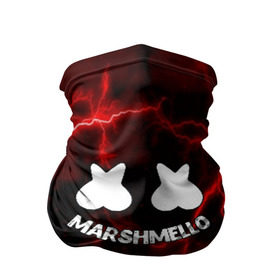 Бандана-труба 3D с принтом Marshmello в Новосибирске, 100% полиэстер, ткань с особыми свойствами — Activecool | плотность 150‒180 г/м2; хорошо тянется, но сохраняет форму | christopher comstock | dj | marshmello | music | диджей | клубная музыка | клубняк | крис комсток | логотип | маршмеллоу | музыка