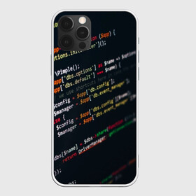 Чехол для iPhone 12 Pro с принтом ПРОГРАММИСТ в Новосибирске, силикон | область печати: задняя сторона чехла, без боковых панелей | anonymus | cod | hack | hacker | it | program | texture | айти | аноним | анонимус | взлом | код | кодинг | программа | программист | текстура | хак | хакер