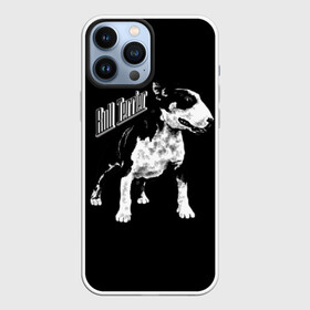 Чехол для iPhone 13 Pro Max с принтом Бультерьер в Новосибирске,  |  | angry | animals | authority | black and white | breed | bull terrier | cool | dog | fight | illustration | inscription | spotted | supreme | swag | wild | авторитет | бойцовый | бультерьер | верховный | дикий | животные | злой | иллюстрация | крутой | н |