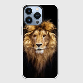 Чехол для iPhone 13 Pro с принтом Лев в Новосибирске,  |  | Тематика изображения на принте: african | animals | authority | big | cat | cool | head | illustration | indisputable | lion | mane | muzzle | supreme | swag | авторитет | африканский | большая | верховный | голова | грива | животные | иллюстрация | кошка | крутой | лев | непрер