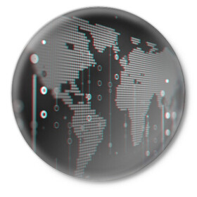 Значок с принтом ПРОГРАММИСТ в Новосибирске,  металл | круглая форма, металлическая застежка в виде булавки | anonymus | cod | hack | hacker | it | program | texture | айти | аноним | анонимус | взлом | код | кодинг | программа | программист | текстура | хак | хакер