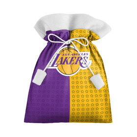 Подарочный 3D мешок с принтом Lakers (1) в Новосибирске, 100% полиэстер | Размер: 29*39 см | Тематика изображения на принте: ball | basket | basketball | kobu | lakers | lebron | los angeles | баскетбол | коюи | леброн | лейкерс | лос анджелис