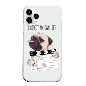 Чехол для iPhone 11 Pro матовый с принтом I direct my own life в Новосибирске, Силикон |  | animal | board | direct | dog | his | i | life | pug | slate | the inscription | грифельная | доска | животное | жизнь | мопс | надпись | направляю | свою | собака | я