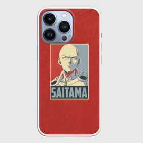 Чехол для iPhone 13 Pro с принтом Saitama в Новосибирске,  |  | one | one punch man | бесправный ездок | бласт | бэнг | ванпанчмен | генос | демон киборг | лысый плащ | ниндзя | сайтама | сверхзвуковой соник | серебряный клык | тацумаки | человек один удар