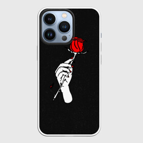 Чехол для iPhone 13 Pro с принтом Lil Peep (Rose) в Новосибирске,  |  | baby | broken | cry | lil | lil peep | peep | rap | rose | лил | лил пип | пип | реп | роза | сердце