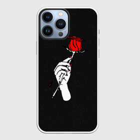 Чехол для iPhone 13 Pro Max с принтом Lil Peep (Rose) в Новосибирске,  |  | baby | broken | cry | lil | lil peep | peep | rap | rose | лил | лил пип | пип | реп | роза | сердце