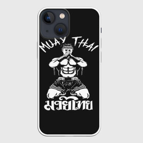 Чехол для iPhone 13 mini с принтом Muay Thai в Новосибирске,  |  | fight | muay thai | thai boxing | ufc | бокс | ката | кикбоксин | лаос | лоу кик | муай | мьянма | поединок | таиланд | тай | тайский | таолу
