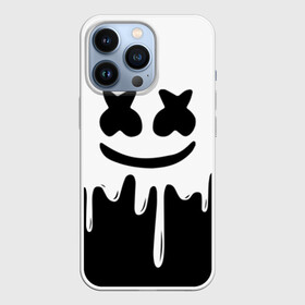 Чехол для iPhone 13 Pro с принтом MELLO BLACK x WHITE | MARSHMELLO в Новосибирске,  |  | Тематика изображения на принте: colors | dj | marshmello | paints | usa | абстракция | америка | звезда | клубная музыка | космический | краски | маршмелло | музыка | музыкант