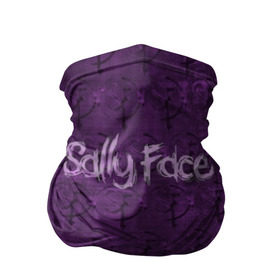 Бандана-труба 3D с принтом Sally Face (Pattern). в Новосибирске, 100% полиэстер, ткань с особыми свойствами — Activecool | плотность 150‒180 г/м2; хорошо тянется, но сохраняет форму | 