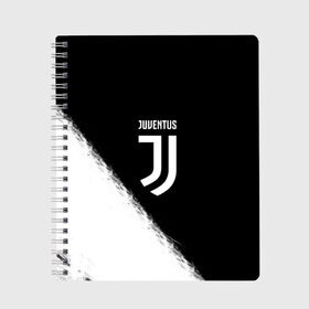 Тетрадь с принтом JUVENTUS в Новосибирске, 100% бумага | 48 листов, плотность листов — 60 г/м2, плотность картонной обложки — 250 г/м2. Листы скреплены сбоку удобной пружинной спиралью. Уголки страниц и обложки скругленные. Цвет линий — светло-серый
 | italia | juve | juventus | sport | италия | спорт | спортивная форма | футбол | футбольный | чемпионат | ювентус