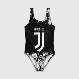 Детский купальник 3D с принтом JUVENTUS в Новосибирске, Полиэстер 85%, Спандекс 15% | Слитный крой, подклад по переду изделия, узкие бретели | italia | juve | juventus | sport | италия | спорт | спортивная форма | футбол | футбольный | чемпионат | ювентус