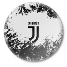 Значок с принтом Juventus в Новосибирске,  металл | круглая форма, металлическая застежка в виде булавки | italia | juve | juventus | sport | италия | спорт | спортивная форма | футбол | футбольный | чемпионат | ювентус