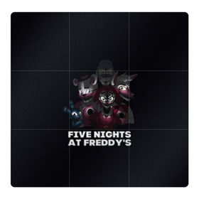Магнитный плакат 3Х3 с принтом Five Nights At Freddys в Новосибирске, Полимерный материал с магнитным слоем | 9 деталей размером 9*9 см | 5 ночей с фредди | five nights at freddys | foxy | аниматроники | игра | компьютерная игра | робот | фокси | фредди | фреди | чика
