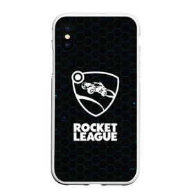 Чехол для iPhone XS Max матовый с принтом ROCKET LEAGUE в Новосибирске, Силикон | Область печати: задняя сторона чехла, без боковых панелей | league | rocket | rocket league | rocket trade | лига трейд | рокет лиг | рокет лига | рокет лига вещи | рокет лига гараж. | рокет лига д | рокет лиги | рокет трейд