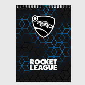 Скетчбук с принтом ROCKET LEAGUE в Новосибирске, 100% бумага
 | 48 листов, плотность листов — 100 г/м2, плотность картонной обложки — 250 г/м2. Листы скреплены сверху удобной пружинной спиралью | league | rocket | rocket league | rocket trade | лига трейд | рокет лиг | рокет лига | рокет лига вещи | рокет лига гараж. | рокет лига д | рокет лиги | рокет трейд