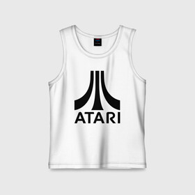 Детская майка хлопок с принтом ATARI в Новосибирске,  |  | atari | company | france | games | logo | videogame | атари | видеоигры | компания | компьютерные игры | лого | франция