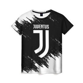 Женская футболка 3D с принтом JUVENTUS SPORT в Новосибирске, 100% полиэфир ( синтетическое хлопкоподобное полотно) | прямой крой, круглый вырез горловины, длина до линии бедер | cr7 | fc | football | football club | juve | juventus | ronaldo | sport | роналдо | спорт | спортивные | униформа | фирменные цвета | фк | футбол | футбольный клуб | ювентус