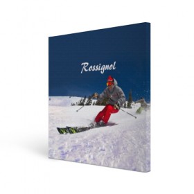 Холст квадратный с принтом Rossignol в Новосибирске, 100% ПВХ |  | france | movement | rossignol | snow | speed | вершина | горные лыжи | горы | движение | скорость | снег | франция