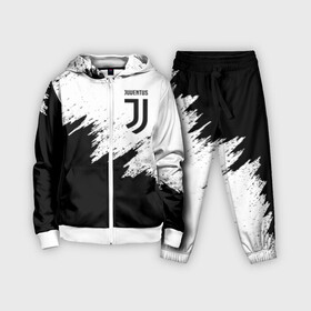 Детский костюм 3D с принтом JUVENTUS SPORT в Новосибирске,  |  | black and white | cr7 | fc | football | football club | juve | juventus | ronaldo | sport | роналдо | спорт | спортивные | униформа | фирменные цвета | фк | футбол | футбольный клуб | черно белый | ювентус