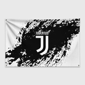 Флаг-баннер с принтом JUVENTUS в Новосибирске, 100% полиэстер | размер 67 х 109 см, плотность ткани — 95 г/м2; по краям флага есть четыре люверса для крепления | cr7 | fc | football | football club | juve | juventus | ronaldo | sport | роналдо | спорт | спортивные | униформа | фирменные цвета | фк | футбол | футбольный клуб | ювентус