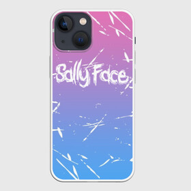 Чехол для iPhone 13 mini с принтом SALLY FACE в Новосибирске,  |  | face | game | horror | larry | sally | sally face | sanity s fall | брызги | игра | краски | ларри | мальчик с протезом | салли | салли фейс | ужасы