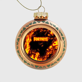 Стеклянный ёлочный шар с принтом FORTNITE FIRE STORM в Новосибирске, Стекло | Диаметр: 80 мм | Тематика изображения на принте: 2019 | armor | armour | cybersport | esport | fire | flame | fortnite | game | llama | logo | броня | игра | киберспорт | лама | огонь | фиолетовый | фирменные цвета | фортнайт