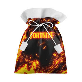 Подарочный 3D мешок с принтом FORTNITE FIRE STORM в Новосибирске, 100% полиэстер | Размер: 29*39 см | 2019 | armor | armour | cybersport | esport | fire | flame | fortnite | game | llama | logo | броня | игра | киберспорт | лама | огонь | фиолетовый | фирменные цвета | фортнайт