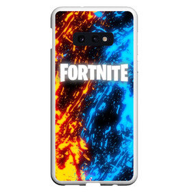 Чехол для Samsung S10E с принтом FORTNITE BATTLE STORM в Новосибирске, Силикон | Область печати: задняя сторона чехла, без боковых панелей | 2019 | armor | armour | cybersport | esport | fortnite | game | llama | logo | броня | игра | киберспорт | лама | фиолетовый | фирменные цвета | фортнайт