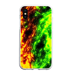 Чехол для iPhone XS Max матовый с принтом TOXIC FLAME в Новосибирске, Силикон | Область печати: задняя сторона чехла, без боковых панелей | Тематика изображения на принте: battle | battle fire | bright | fire | flame | heat | light | toxic | toxic flame | wildfire | битва | битва огней | искры | огненный | огонь | пламя | пожар | токсичное пламя