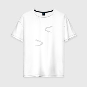 Женская футболка хлопок Oversize с принтом VG PG в Новосибирске, 100% хлопок | свободный крой, круглый ворот, спущенный рукав, длина до линии бедер
 | cloud | coil | smoke | vape | wape | бак | вейп | вейпер | дрипка | дым | койл | культура | мод | облако | пар | хипстер