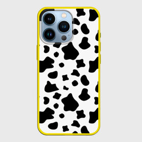 Чехол для iPhone 13 Pro с принтом Корова в Новосибирске,  |  | animal | black white | cow | pattern | животное | кавай | корова | паттерн | пятна | черно белое