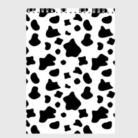 Скетчбук с принтом Корова в Новосибирске, 100% бумага
 | 48 листов, плотность листов — 100 г/м2, плотность картонной обложки — 250 г/м2. Листы скреплены сверху удобной пружинной спиралью | animal | black white | cow | pattern | животное | кавай | корова | паттерн | пятна | черно белое