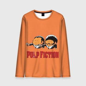 Мужской лонгслив 3D с принтом Pulp Fiction - Art 2 в Новосибирске, 100% полиэстер | длинные рукава, круглый вырез горловины, полуприлегающий силуэт | art | film | movie | pulp fiction | tarantino | кино | криминальное чтиво | приколы | тарантино | фильмы
