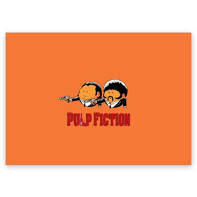 Поздравительная открытка с принтом Pulp Fiction - Art 2 в Новосибирске, 100% бумага | плотность бумаги 280 г/м2, матовая, на обратной стороне линовка и место для марки
 | art | film | movie | pulp fiction | tarantino | кино | криминальное чтиво | приколы | тарантино | фильмы