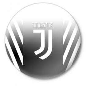 Значок с принтом JUVENTUS в Новосибирске,  металл | круглая форма, металлическая застежка в виде булавки | cr7 | fc | football | football club | juve | juventus | ronaldo | sport | роналдо | спорт | спортивные | униформа | фирменные цвета | фк | футбол | футбольный клуб | ювентус