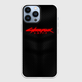 Чехол для iPhone 13 Pro Max с принтом КОСТЮМ CYBERPUNK 2077 | КИБЕРПАНК 2077 в Новосибирске,  |  | Тематика изображения на принте: abstraction | cyber | cyberpunk | cyberpunk 2077 | future | geometry | hack | hexagon | neon | night city | samurai | sci | techno | texture | абстракция | андроиды | безумие | броня | будущее | геометрия | кибер | краски | логотип | неон | неоновый | роб