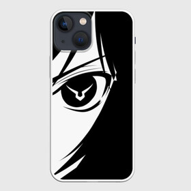 Чехол для iPhone 13 mini с принтом GODE GEASS (ГЛАЗ ЛЕЛУША). в Новосибирске,  |  | Тематика изображения на принте: аниме | глаз лелуша | знак гиаса | код гиас | силуэт | эмблема