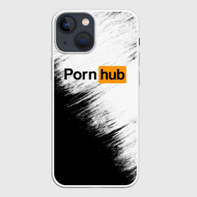 Чехол для iPhone 13 mini с принтом Pornhub в Новосибирске,  |  | brazzers | браззерс