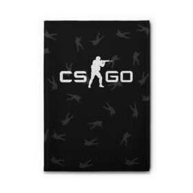 Обложка для автодокументов с принтом CS GO (1) в Новосибирске, натуральная кожа |  размер 19,9*13 см; внутри 4 больших “конверта” для документов и один маленький отдел — туда идеально встанут права | counter strike | cs | cs go | go | half life | valve | контер страйк | кс | кс го