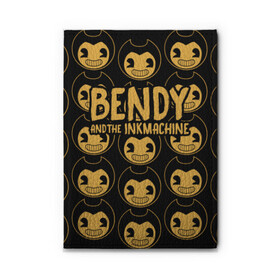 Обложка для автодокументов с принтом Bendy And The Ink Machine (35) в Новосибирске, натуральная кожа |  размер 19,9*13 см; внутри 4 больших “конверта” для документов и один маленький отдел — туда идеально встанут права | Тематика изображения на принте: bendy | bendy and the ink machine | devil | game | horror | ink | mask | бенди | бенди и чернильная машина | краска | чернила