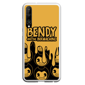 Чехол для Honor P30 с принтом Bendy And The Ink Machine (36) в Новосибирске, Силикон | Область печати: задняя сторона чехла, без боковых панелей | Тематика изображения на принте: bendy | bendy and the ink machine | devil | game | horror | ink | mask | бенди | бенди и чернильная машина | краска | чернила