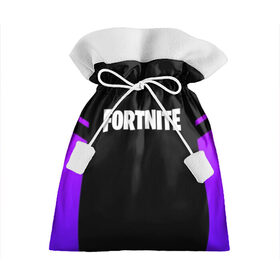 Подарочный 3D мешок с принтом FORTNITE SEASON 9 в Новосибирске, 100% полиэстер | Размер: 29*39 см | Тематика изображения на принте: 2019 | armor | armour | cybersport | esport | fortnite | game | logo | season 9 | броня | игра | киберспорт | сезон 9 | фиолетовый | фортнайт