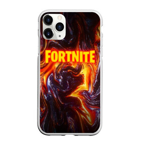 Чехол для iPhone 11 Pro Max матовый с принтом FORTNITE LIQUID FIRE в Новосибирске, Силикон |  | Тематика изображения на принте: 2019 | armor | armour | cybersport | esport | fortnite | game | llama | logo | броня | игра | киберспорт | лава. | лама | фиолетовый | фирменные цвета | фортнайт