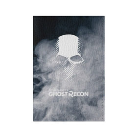 Обложка для паспорта матовая кожа с принтом GHOST RECON в Новосибирске, натуральная матовая кожа | размер 19,3 х 13,7 см; прозрачные пластиковые крепления | bones | breakpoint | ghost | ghost recon | ghost recon breakpoint | logo | mask | skell technology | skull | tom clancys | tom clancys ghost recon breakpoint | wildlands | лого | маска | призрак | череп