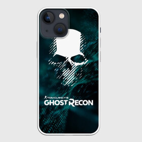 Чехол для iPhone 13 mini с принтом GHOST RECON в Новосибирске,  |  | bones | breakpoint | ghost | ghost recon | ghost recon breakpoint | logo | mask | skell technology | skull | tom clancys | tom clancys ghost recon breakpoint | wildlands | лого | маска | призрак | череп