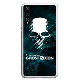 Чехол для Honor 20 с принтом GHOST RECON в Новосибирске, Силикон | Область печати: задняя сторона чехла, без боковых панелей | Тематика изображения на принте: bones | breakpoint | ghost | ghost recon | ghost recon breakpoint | logo | mask | skell technology | skull | tom clancys | tom clancys ghost recon breakpoint | wildlands | лого | маска | призрак | череп