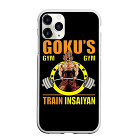 Чехол для iPhone 11 Pro матовый с принтом GOKU GYM в Новосибирске, Силикон |  | Тематика изображения на принте: bodybuilding | diet | exercise | fitness | gym | heath | motivation | muscle | phil | training | workout | бодибилдинг | мотивация | спорт | трансформация | фитнес | эстетичный