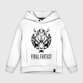 Детское худи Oversize хлопок с принтом FINAL FANTASY в Новосибирске, френч-терри — 70% хлопок, 30% полиэстер. Мягкий теплый начес внутри —100% хлопок | боковые карманы, эластичные манжеты и нижняя кромка, капюшон на магнитной кнопке | Тематика изображения на принте: fantasy 7 | fantasy x | fantasy xv | final fantasy | final fantasy 14 | final fantasy 7. | final fantasy xiii | final fantasy xiv | final fantasy xv | final x