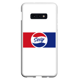 Чехол для Samsung S10E с принтом Sexy в Новосибирске, Силикон | Область печати: задняя сторона чехла, без боковых панелей | cola | pepsi | кола | пепси