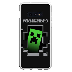 Чехол для Samsung S10E с принтом Minecraft в Новосибирске, Силикон | Область печати: задняя сторона чехла, без боковых панелей | funny | mine | minecraft | mods | noob | pro | skins | story | vs | zombie | инди | конструктор | майнкрафт | моды | нуб | скин | скрипер | шахта